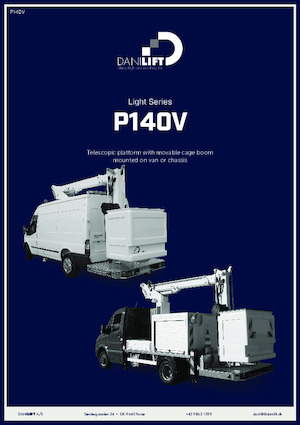 Autoplošiny s teleskopickým výložníkem Danilift P140V