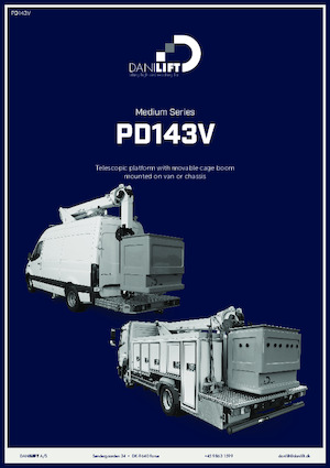 Autoplošiny s teleskopickým výložníkem Danilift PD143V