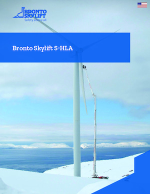 Autoplošiny s teleskopickým výložníkem Bronto Skylift S341HLA