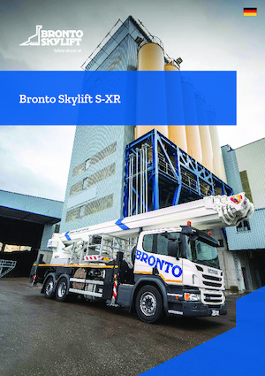 Autoplošiny s teleskopickým výložníkem Bronto Skylift S70XR