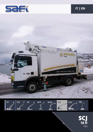 Autoplošiny s teleskopickým výložníkem Safi SCJ 18