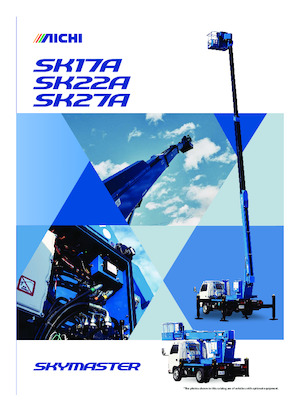Autoplošiny s teleskopickým výložníkem Aichi SKYMASTER SK27A