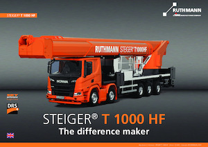 Autoplošiny s teleskopickým výložníkem Ruthmann STEIGER T 1000 HF