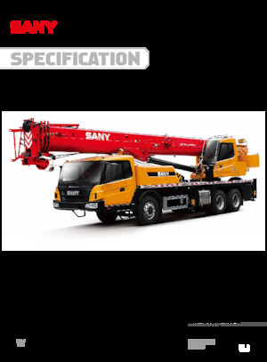 Teleskopické autojeřáby Sany STC250C4