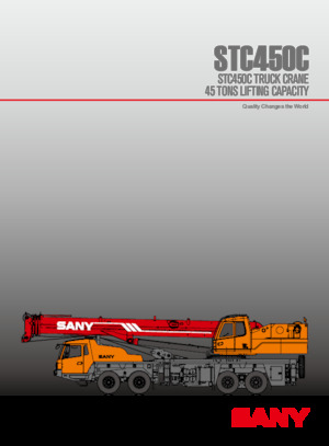 Teleskopické autojeřáby Sany STC450C