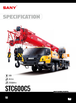 Teleskopické autojeřáby Sany STC600C5
