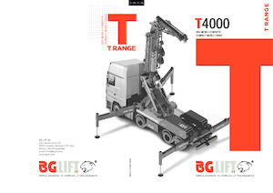 Teleskopické autojeřáby BG Lift T 4000