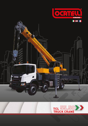 Teleskopické autojeřáby Locatelli TCL 55.50