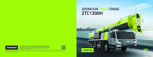 Teleskopické autojeřáby Zoomlion ZTC1300H653