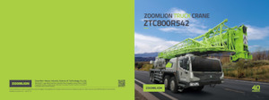 Teleskopické autojeřáby Zoomlion ZTC800R542