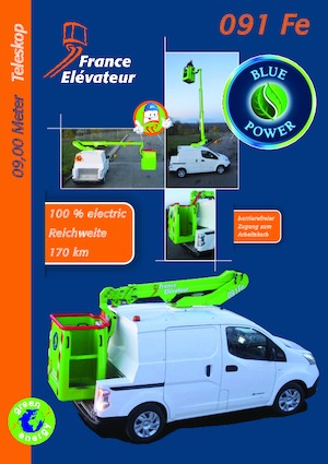 Autoplošiny s teleskopickým výložníkem France Elévateur 091 FE