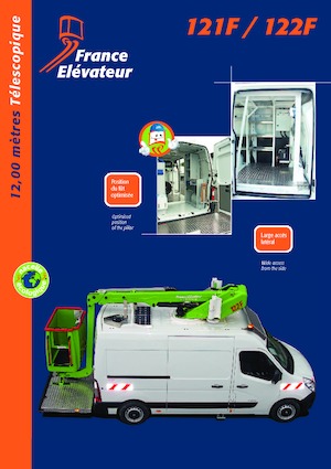 Autoplošiny s teleskopickým výložníkem France Elévateur 122 F