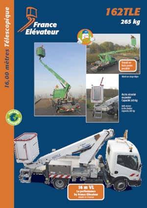 Autoplošiny s teleskopickým výložníkem France Elévateur 162 TLE