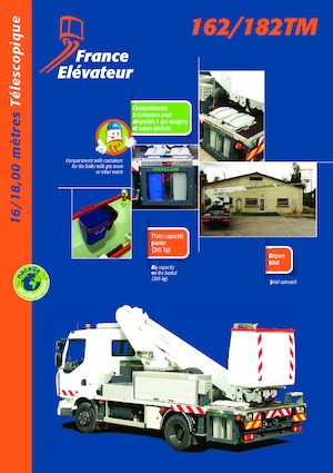 Autoplošiny s teleskopickým výložníkem France Elévateur 182 TM