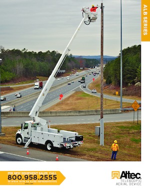 Autoplošiny s teleskopickým výložníkem Altec ALB37P