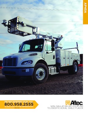 Autoplošiny s teleskopickým výložníkem Altec AP45A Dual