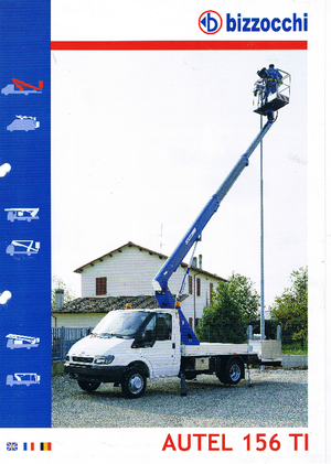 Autoplošiny s teleskopickým výložníkem Bizzocchi Autel 156 TI