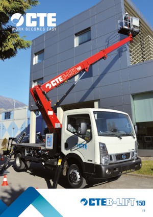 Autoplošiny s teleskopickým výložníkem CTE B-Lift 150 Pro