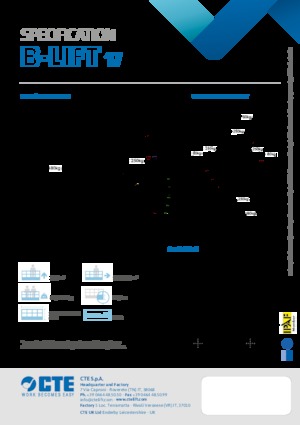Autoplošiny s teleskopickým výložníkem CTE B-Lift 17