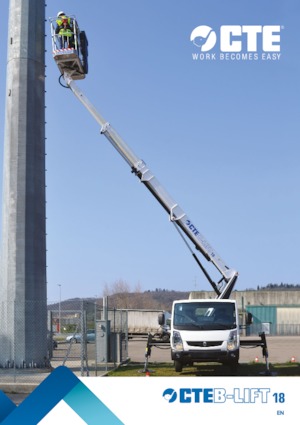 Autoplošiny s teleskopickým výložníkem CTE B-Lift 18