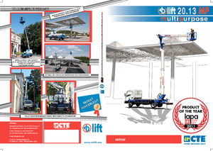 Autoplošiny s teleskopickým výložníkem CTE B-Lift 20.13 MP