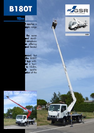 Autoplošiny s teleskopickým výložníkem GSR B180T Comfort X 