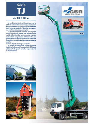 Autoplošiny s teleskopickým výložníkem GSR E260TJ Comfort