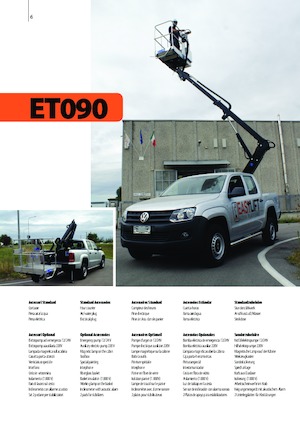 Autoplošiny s teleskopickým výložníkem Easy Lift ET090 