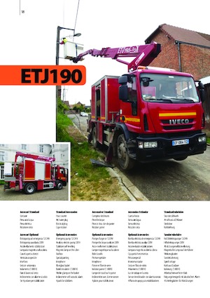 Autoplošiny s teleskopickým výložníkem Easy Lift ETJ190 