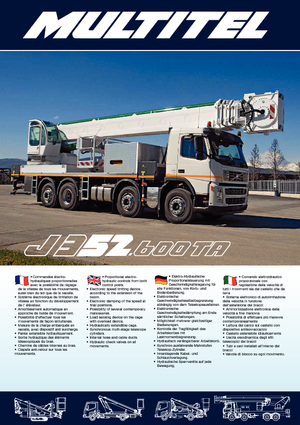Autoplošiny s teleskopickým výložníkem Multitel J 352.600