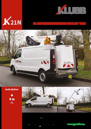 Autoplošiny s teleskopickým výložníkem Klubb K21N