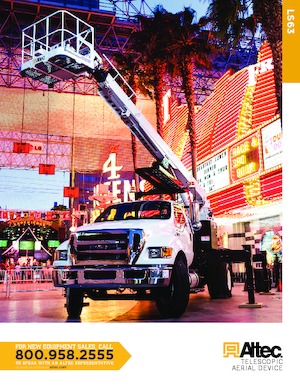 Autoplošiny s teleskopickým výložníkem Altec LS63