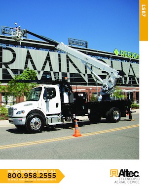 Autoplošiny s teleskopickým výložníkem Altec LS87