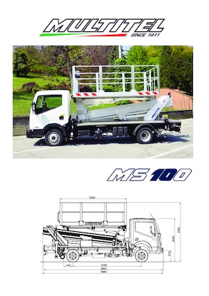 Autoplošiny s teleskopickým výložníkem Multitel MS 100 