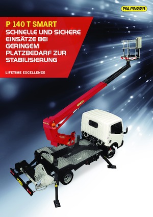 Autoplošiny s teleskopickým výložníkem Palfinger P 140 T