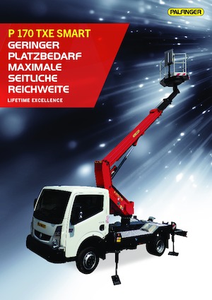 Autoplošiny s teleskopickým výložníkem Palfinger P 170 TXE