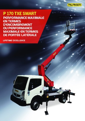 Autoplošiny s teleskopickým výložníkem Palfinger P 170 TXE