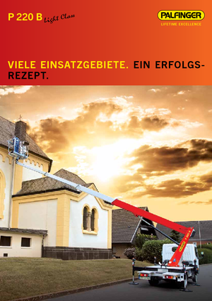 Autoplošiny s teleskopickým výložníkem Palfinger P220B