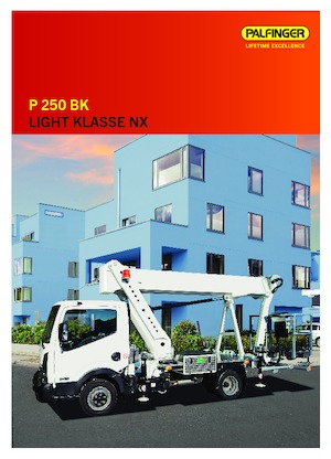 Autoplošiny s teleskopickým výložníkem Palfinger P 250 BK