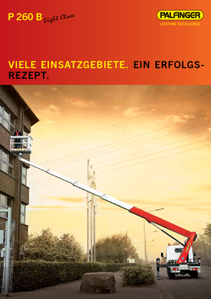Autoplošiny s teleskopickým výložníkem Palfinger P260B