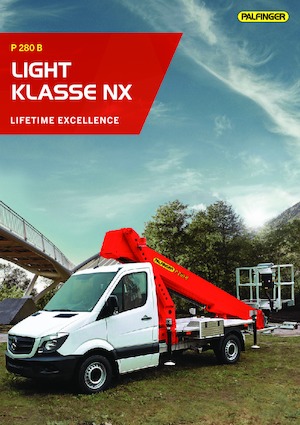 Autoplošiny s teleskopickým výložníkem Palfinger P 280 B