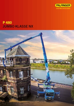 Autoplošiny s teleskopickým výložníkem Palfinger P 480