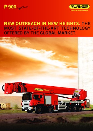 Autoplošiny s teleskopickým výložníkem Palfinger P 900