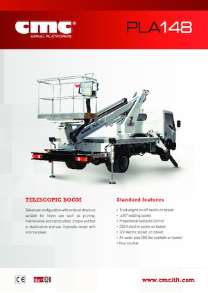 Autoplošiny s teleskopickým výložníkem CMC PLA148