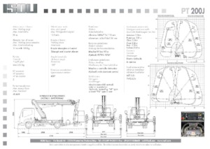 Autoplošiny s teleskopickým výložníkem ISOLI PT200J