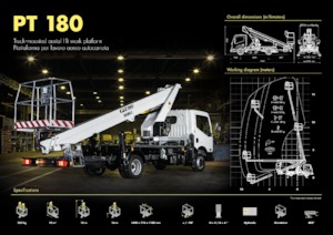 Autoplošiny s teleskopickým výložníkem ISOLI PT180