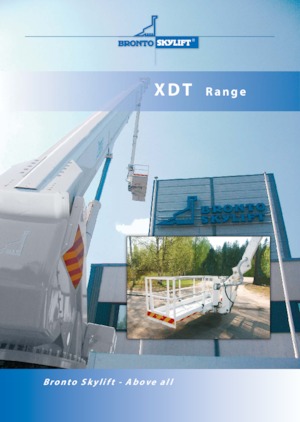 Autoplošiny s teleskopickým výložníkem Bronto Skylift S 37 XDT