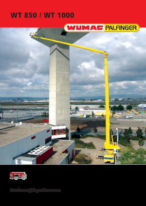 Autoplošiny s teleskopickým výložníkem Palfinger WT 1000