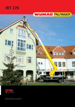 Autoplošiny s teleskopickým výložníkem Palfinger WT 270