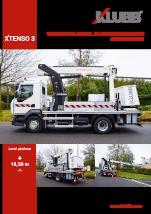 Autoplošiny s teleskopickým výložníkem Klubb Xtenso 3